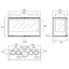 Recuperador de Calor a Lenha Lateral ARC 96 LD - Rocal